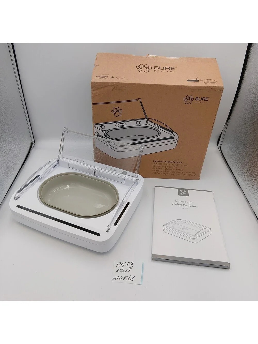 Surefeed - Motion SENSOR Activated Sealed Pet Bowl - NOT Microchip Activated